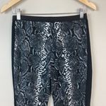 Rachel Rachel Roy Pants S Snake Print Black White Pull On Stretch Knit Black Photo 4