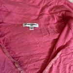 Sharagano Color Pink Collar Polo Top Photo 2