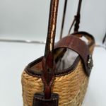 Vintage Straw and Wicker Shoulder Bag with Wicker Brighton Heart Bag Ch Photo 4