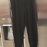 Trina Turk ππ Bop 2 Pant ~ Black with Glitter Rainbow Tuxedo Stripe XXL NWT Photo 6