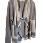 Alfred Dunner Crescent Sparkle Waterfall Front Cardigan Gray Silver Holiday SZ M Photo 5