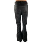 Edikted Women's Black High Waisted Coated Flare Bootcut Trousers Pants Size XL Photo 1