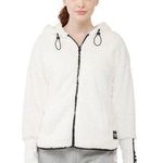 Calvin Klein | Performance Logo Tape Drop Shoulders Zip Front White Jacket - S/P Photo 0