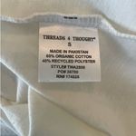 Threads 4 Thought  Womens Tank Top S White Organic Cotton Clean Girl Photo 6