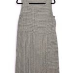J. Jill Pure grey Linen Faux Wrap Shift Dress tunic Normcore Sz M Gray Size M Photo 0