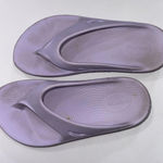OOFOS Ooriginal Recovery Sandal Thong Flip Flops Lavender Womens 10 Mens 8 Purple Photo 0