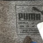  Gray Short Sleeve Casual Athletic White Puma Cat Logo T-Shirt Women Sz M Photo 5