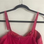 Love Riche  Red Sweetheart A Line Coquette Dress Twist Front Photo 5