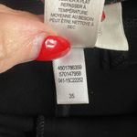 Chico's  0 US S 4 Lindy Black Side Zip Ponte Pants Seam Detail Straight Leg Dress Photo 11