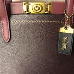 Coach 1941 Troupe Tote Colorblock in Vintage Mauve Brown Burgundy Satchel Photo 11