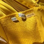 Alice + Olivia NEW NWT  Powell Pleated Wide Leg Cutout Jumpsuit Golden Rod Yellow Photo 10