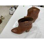 Aerosoles Womans Heel Rest Ankle Lincoln Boot 6.5 Brown Block Heel Western Style Photo 1