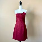 The Limited  | Burgundy Strapless Cocktail Dress Sz 2 Photo 1