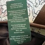 Ralph Lauren Vintage Signature Khaki Brown Medium Satchel Tote Handbag Photo 11