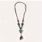 Bohemian Ethnic Style‎ Handmade Beads Ceramic Necklace Adjustable up to 26” Photo 13
