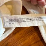 ZARA  LINEN BLEND EMBROIDERED OVERSHIRT  Medium‎ Dressy Casual Cream Floral Photo 9