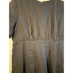 DISSH Short Sleeve Black Linen Maxi Dress Sz. 14 Photo 1