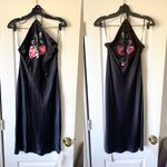 Realisation Par Electra Halter Silk Slip Dress Embroidered Pandora Small NWT Photo 2
