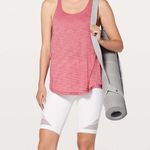 Lululemon Moment to Movement Tank Top Cherry Tint Two in One Pink Red Like New Photo 1