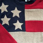 american flag USA fleece sweater xl Red Photo 3