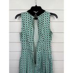 Closet London Mint Green Blue White Geometric Sleeveless Dress Size US 6 Uk10 Photo 8