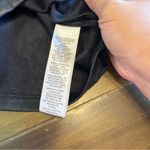 Good American  Better Than Leather Faux Leather Shacket Army Shirt Black XL 4 Photo 7