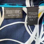 Chico's Chico’s Additions Bold Print Snap Front Jacket with Free Bonus Tank Top Photo 11