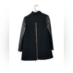 Milly  100% Lambskin Leather Sleeve,Black Jacket,Shell 80% Wool 20%Polyamide Photo 2
