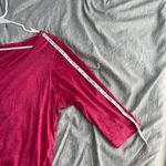 Eileen Fisher  Womens Silk 3/4 Sleeve Round Neck Blouse Top Pink Size 2X Capsule Photo 10