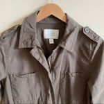 Hinge Utility Jacket Zip Front Army Green Women's Size Small Photo 2