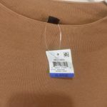 INC  women's XL stretchy wide bell sleeved "military" striped rayon nylon sweater Photo 3