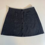 Brandy Melville  Black Dakota Jean Skirt Size 28 Photo 2