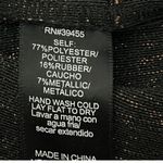 Wow Couture Metallic Sparkly Cut Out Caged Strappy Mini Dress Black Gold Large Photo 6