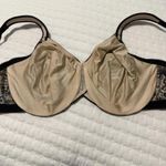 Wacoal  36DD Awareness Underwire Unlined Full Coverage Bra Black Print 855167 Photo 3