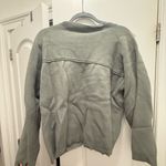 ZARA  olive green button down sweater Photo 2