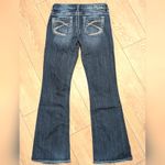 Silver Jeans Lola Flare 27 x 33 Faded Wash Ripped Distressed Denim Studded Photo 7