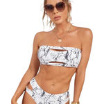 SheIn 161. Black & White Marbled Bikini – Size XL, Two-Piece Swimsuit Photo 0