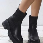 SheIn Women Minimalist Slip-On Sock Boots Size 8 (New with tag) Photo 3