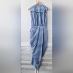 Veronica Beard  Teagan Striped Dress Blue Kelly Green size 4 Photo 7