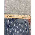 Playboy Bunny Jean Short Made By Pac Sun Size 25 Denim Cutoffs Blue Photo 4