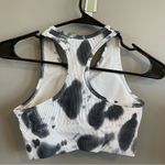Profit Tie Dye High Neck Sports Bra Top White Photo 2