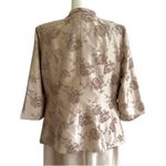 Jessica Howard Evenings Jacket Dress Woman Tan Sequins 2 Piece Midi Size 14W Photo 5