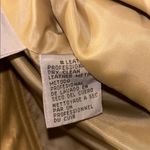 Nine West  Women’s  Gold Lined Leather Jacket Sz 8-EUC Photo 6