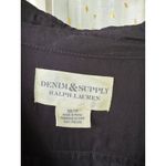 Denim & Supply Ralph Lauren Satin Lace Up Caprice Roll Up Sleeves Shirt Dress XS Photo 6