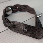 Braided Brown Snap Bracelet Photo 5