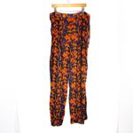 Pretty Little Thing NWT Plus Orange Beach Flares Floral Tropical Womens Size US 16 Photo 6