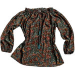 PAANI BOHO Blouse size S Yellow Photo 0