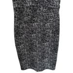 White House | Black Market WHBM Black & White Micro Polka Dot V-Neck Midi Pencil Dress Career Church Size 8 Photo 3