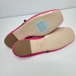 Frances Valentine Jude Mary Jane Velvet Pink Brown Ballet Flats Size 10B Photo 6