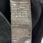 Karen Millen High Waisted Eyelet Pocket Jeans Slim Fit Cotton Blend Black Size 6 Photo 5